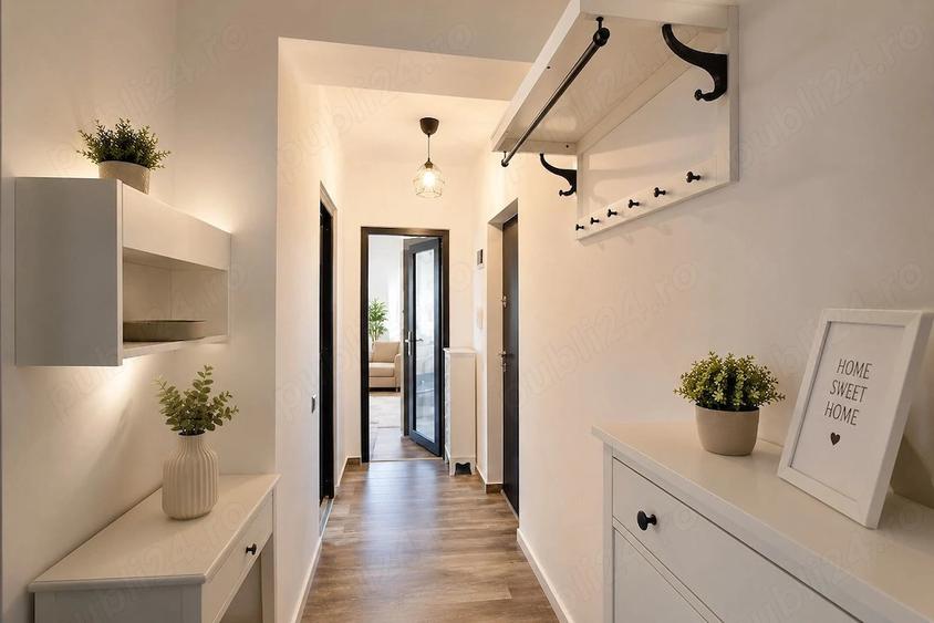 Apartament cu 2 camere decomandat, mobilat în Central