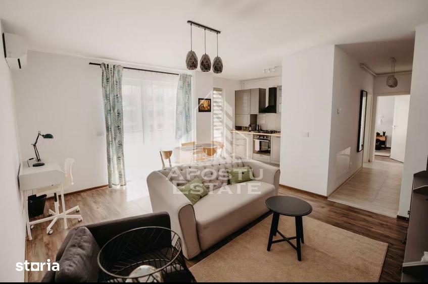 Apartament cu 2 camere, mobilat în Aradului