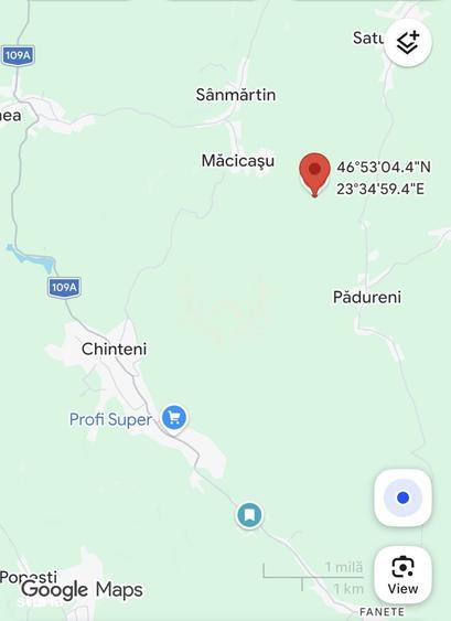Teren de 2900 mp, în Gârbău