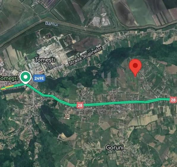 Tomesti - Cabana din lemn si Teren 1008mp intravilan - 1