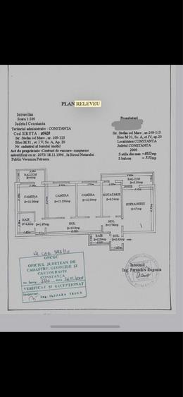 Apartament cu 4 camere decomandat în Central