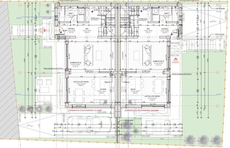 Casă individuală cu 4 camere cu Teren 200 Mp în Florești