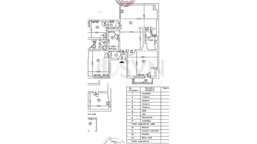 Apartament cu 3 camere decomandat, mobilat în Dorobanți