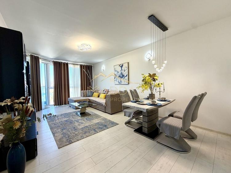 Apartament cu 2 camere decomandat, mobilat în Barbu Văcărescu
