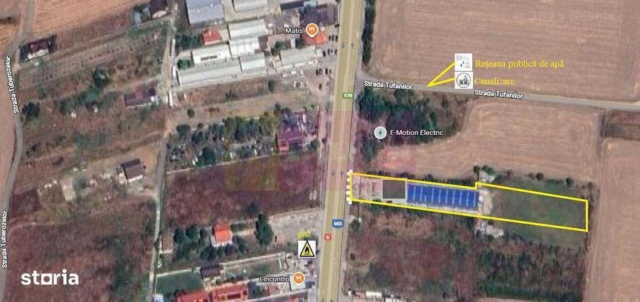 Spațiu comercial, de 1,250 mp, în Adunații-Copăceni