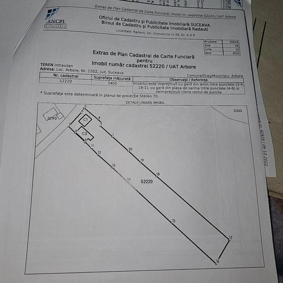 Casă cu Teren 3400 Mp în Arbore