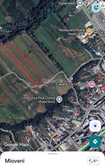 Vand pamant extravilan in Mioveni