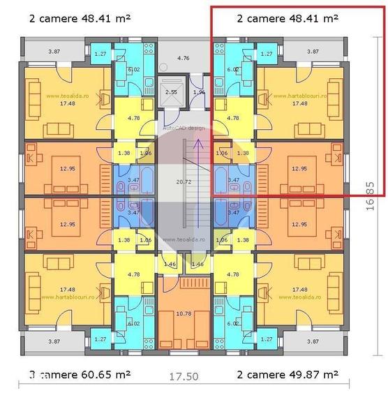 Apartament cu 2 camere modern de inchiriat zona Salajan Trapezului - 3