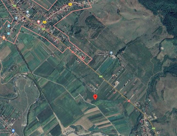 Teren de 1600 mp, în Șieu