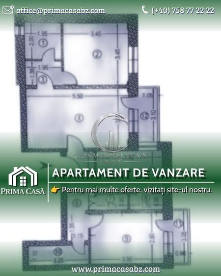 Apartament cu 3 camere în Unirii Sud