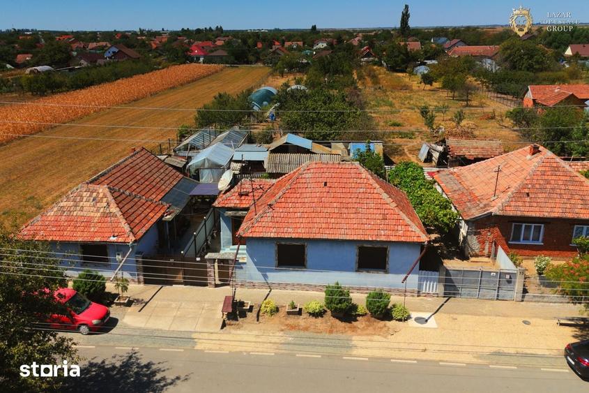 Casă cu 2 camere cu Teren 224 Mp în Central