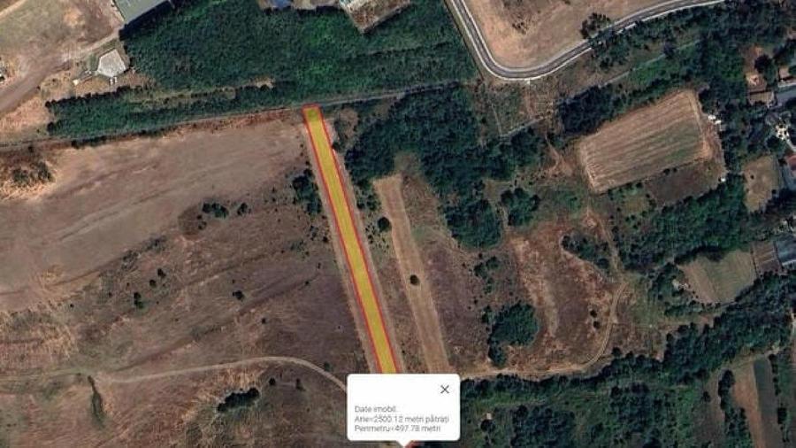 Teren agricol extravilan de 2500 mp, în Daia