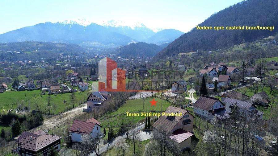 Teren Construcții intravilan de 2618 mp, în Bran