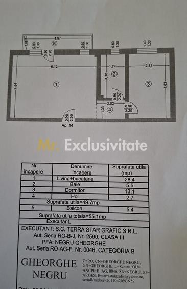 Apartament cu 2 camere decomandat în Exterior Vest