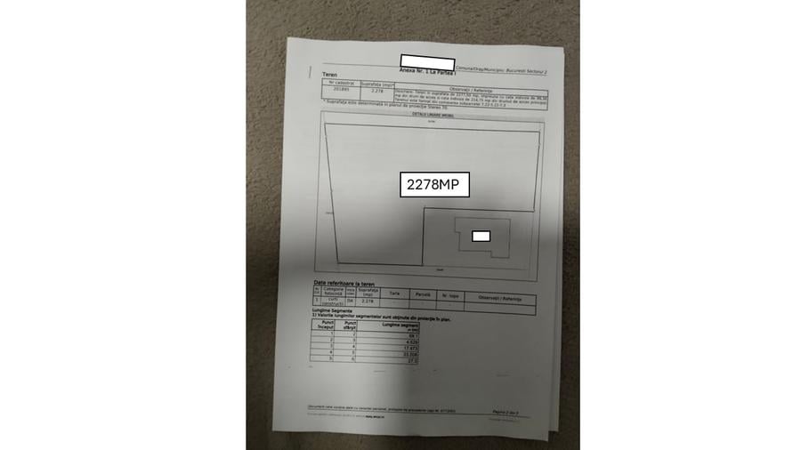 Teren intravilan de 2592 mp, în Petricani