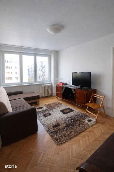 Apartament cu 3 camere semidecomandat, mobilat în Iancului