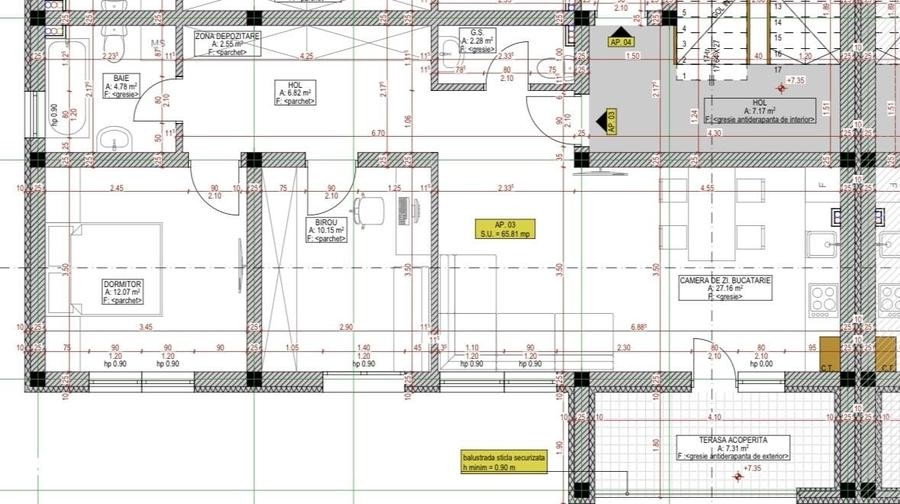 Apartament cu 3 camere decomandat în Moșnița Nouă