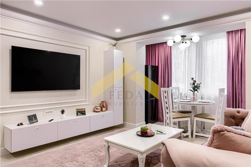 Apartament cu 2 camere semidecomandat, mobilat în Podgoria