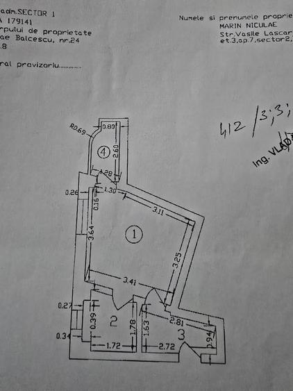 Garsonieră decomandată în Ultracentral