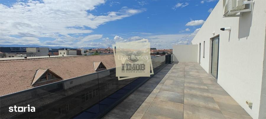 Penthouse cu 3 camere 3 bai si terasa 88 mp in zona Lazaret