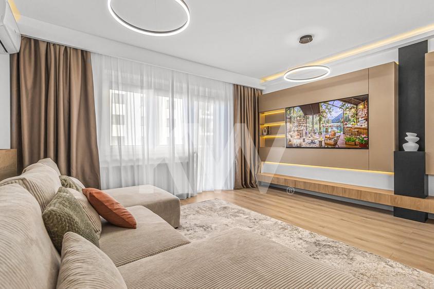 Apartament cu 3 camere decomandat, mobilat în Tractorul