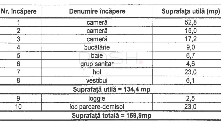 Apartament cu 3 camere în Aviatorilor