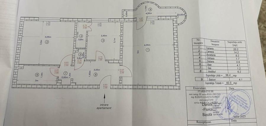 Apartament cu 2 camere decomandat, mobilat în Sebastian