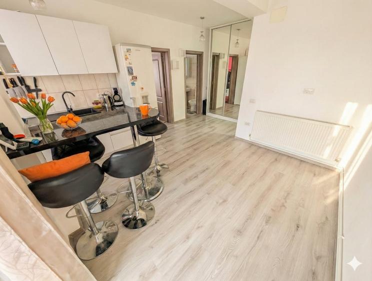 Apartament cu 2 camere, mobilat în Odăi