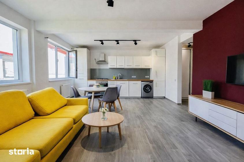 Apartament cu 2 camere, mobilat în Borhanci