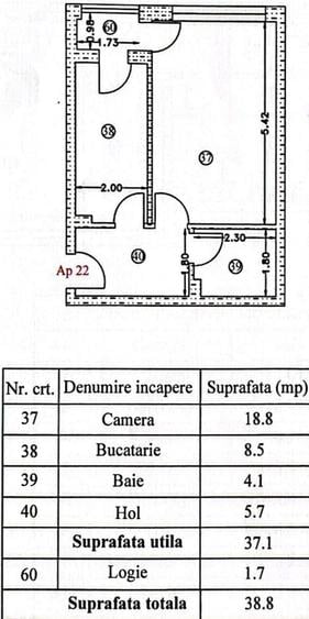 Garsoniera Sos Giurgiului 218 - nemobilata - 5