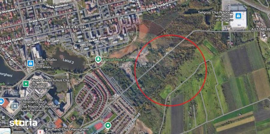 Teren de vanzare in PUZ Sopor! Zona M1 ! H max 35m !