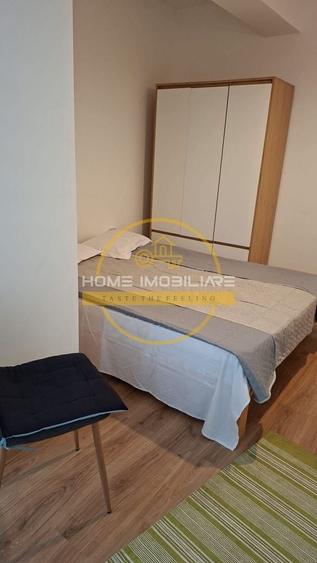 Apartament cu 2 camere semidecomandat, mobilat în Exterior Vest