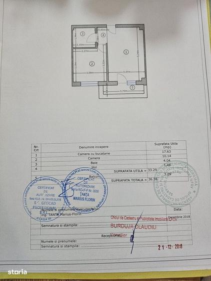 Apartament cu 2 camere în Dudu
