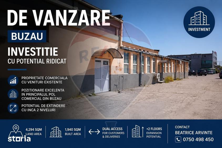 Spațiu comercial, de 1,900 mp, în Central