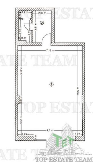 Spațiu comercial, de 84.300003051758 mp, în Viilor