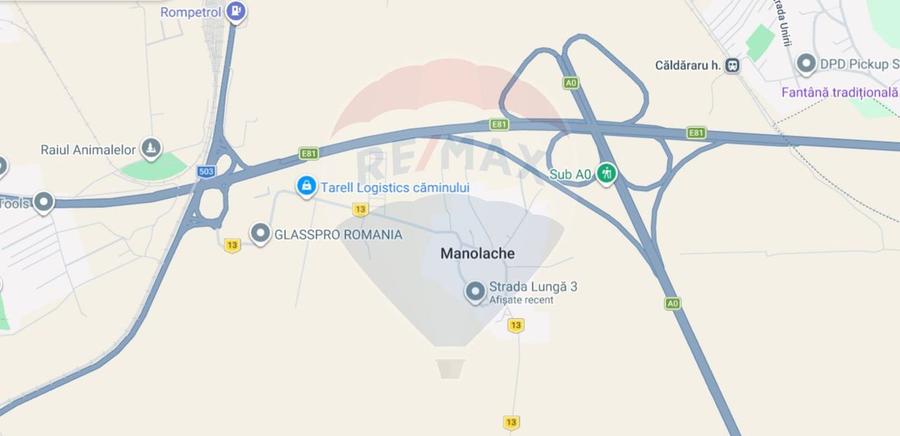 Casă cu 20 camere cu Teren 1395 Mp în Manolache