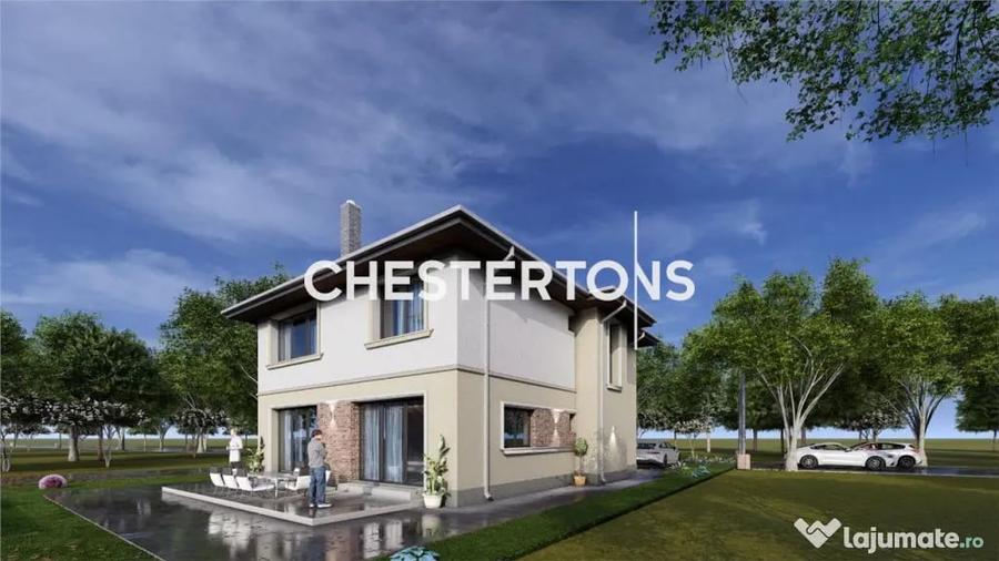 Casă cu 5 camere cu Teren 700 Mp în Corbeanca