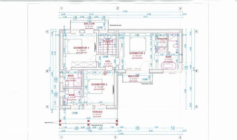Casă cu 5 camere cu Teren 500 Mp în Cristian