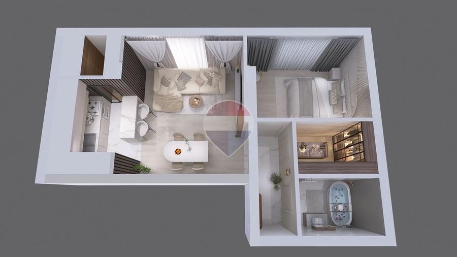 Apartament de vanzare 2 camere | Bragadiru Cartierul Latin Ghencea - 10