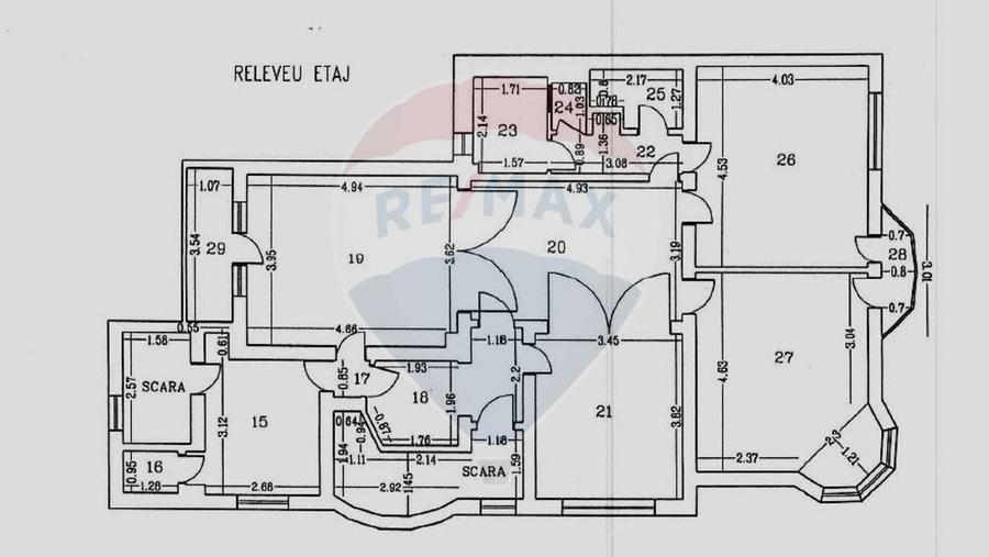 Apartament cu 4 camere decomandat în Dacia
