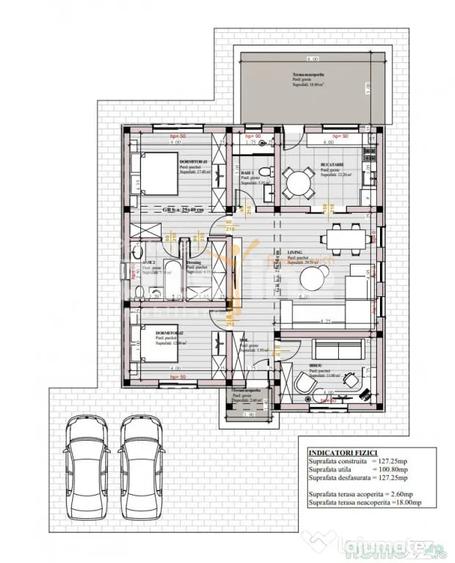 Casă cu 3 camere cu Teren 450 Mp în Horpaz