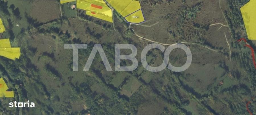 Teren de 2050 mp, în Porumbacu de Jos