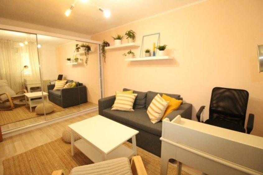 Apartament cu 2 camere decomandat, mobilat în Dorobanți