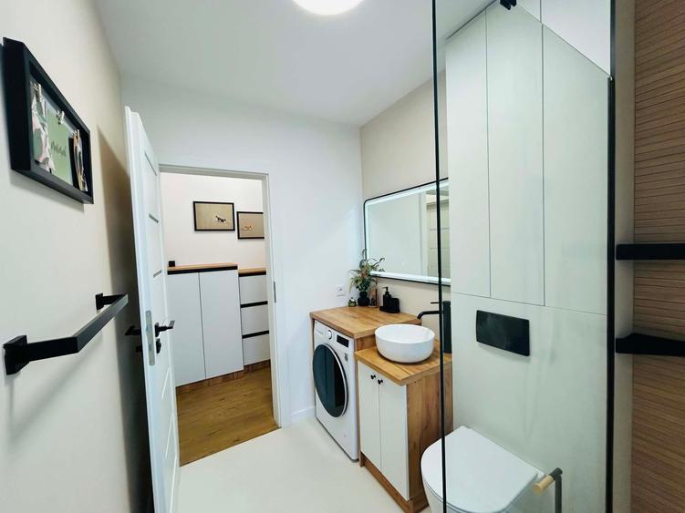 Apartament 2 camere, prima închiriere, bloc nou, Între Lacuri, parcare inclusă - 10
