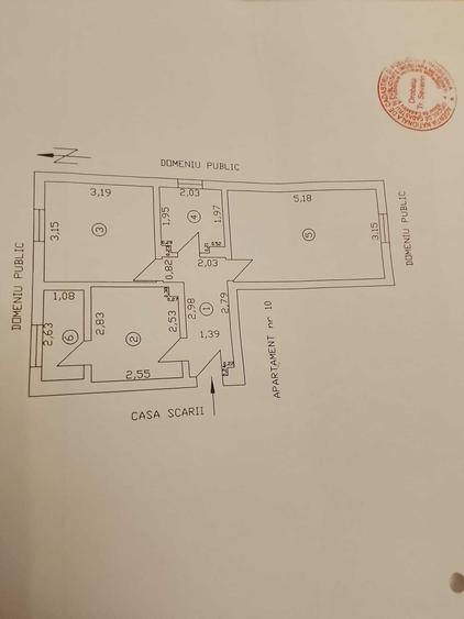 Apartament cu 2 camere decomandat în Crihala