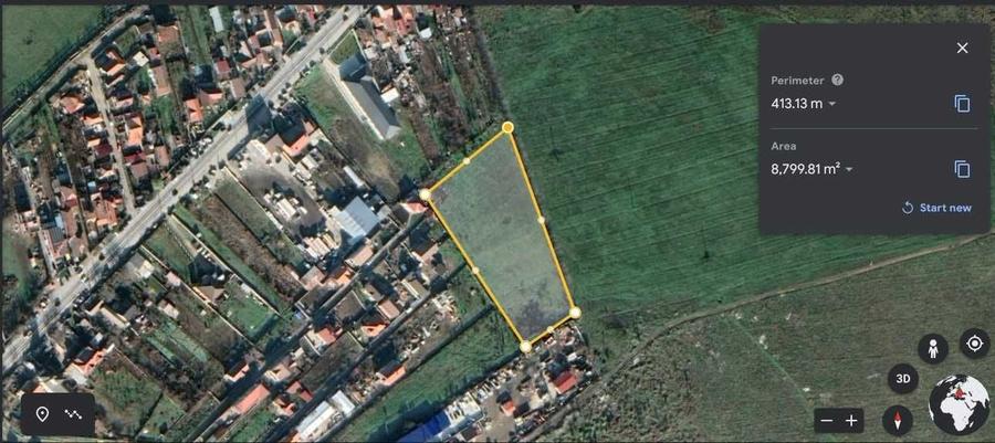 Teren extravilan Turnu Severin 8800mp - 2