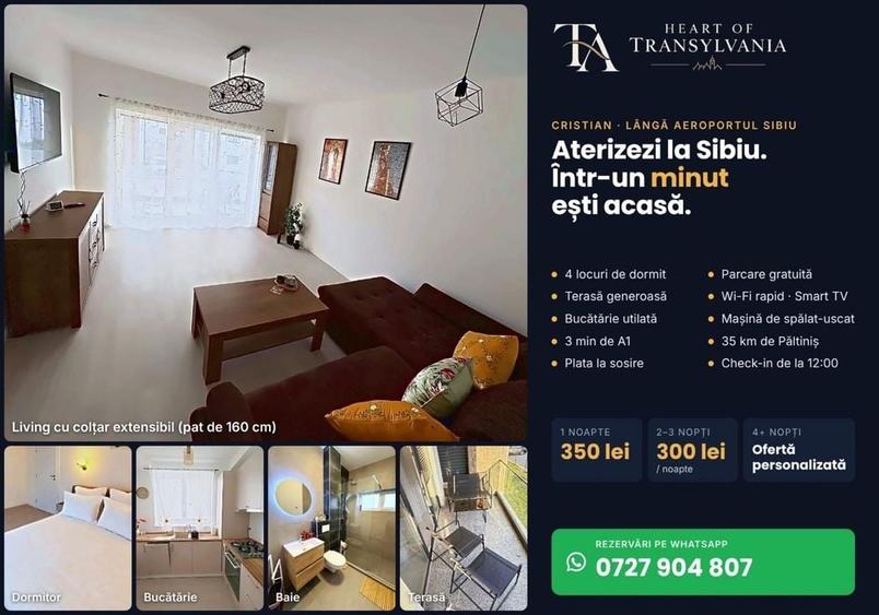 Apartament cu 2 camere decomandat în Central