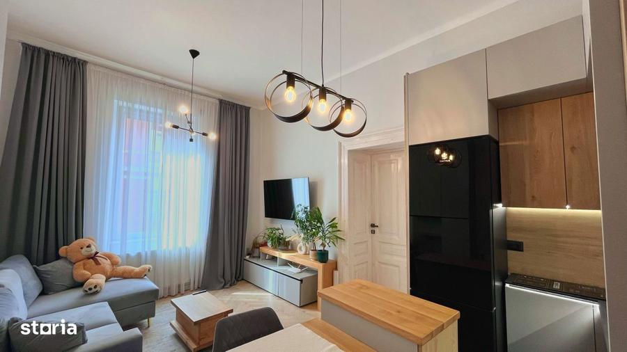 Apartament cu 2 camere, mobilat în Ultracentral