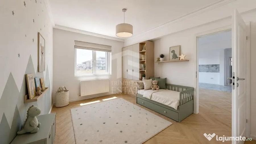 Apartament cu 3 camere semidecomandat în Dobroești
