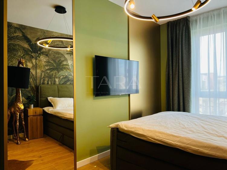 Apartament cu 2 camere semidecomandat, mobilat în Vest